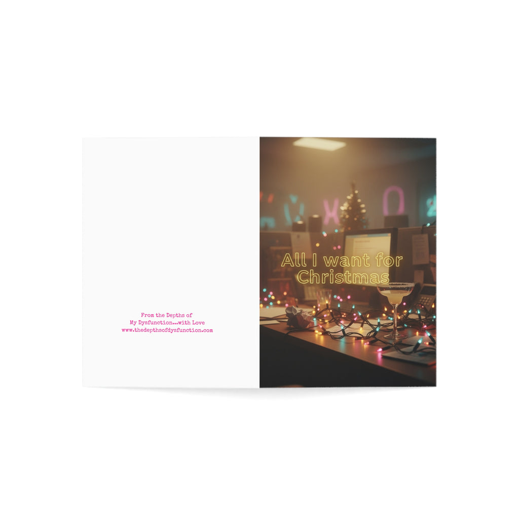 All I Want for Christmas Is a Company Policy That Includes Emotional Support Margaritas Card