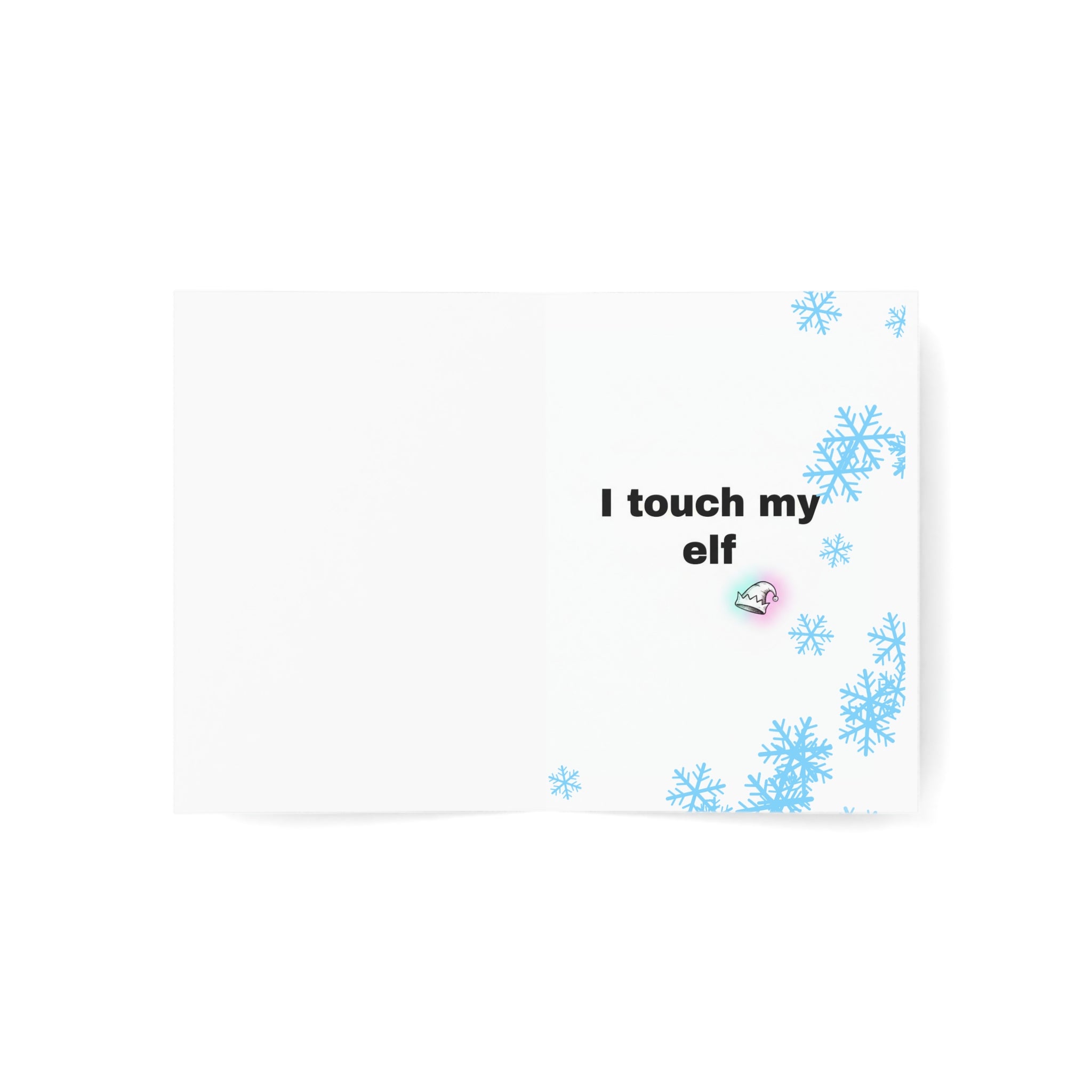 When I Think About You – Sarcastic Elf Christmas Card