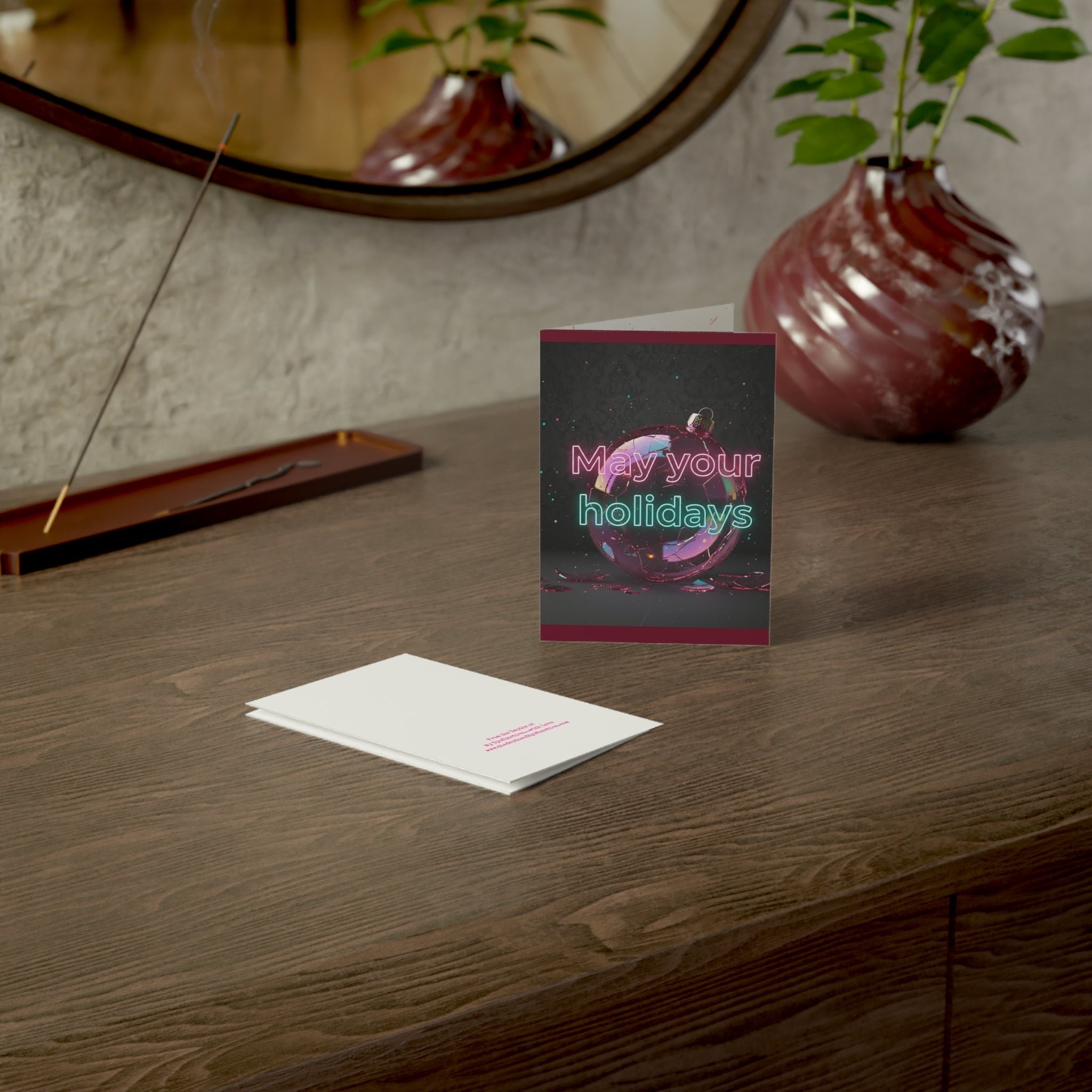 May Your Holidays Be as Fake as Your Personality” — Savage Christmas Card