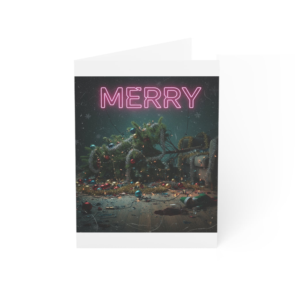 Merry F*ing Christmas (Roastmas) Greeting Card by, From the Depths of My Dysfunction...with Love