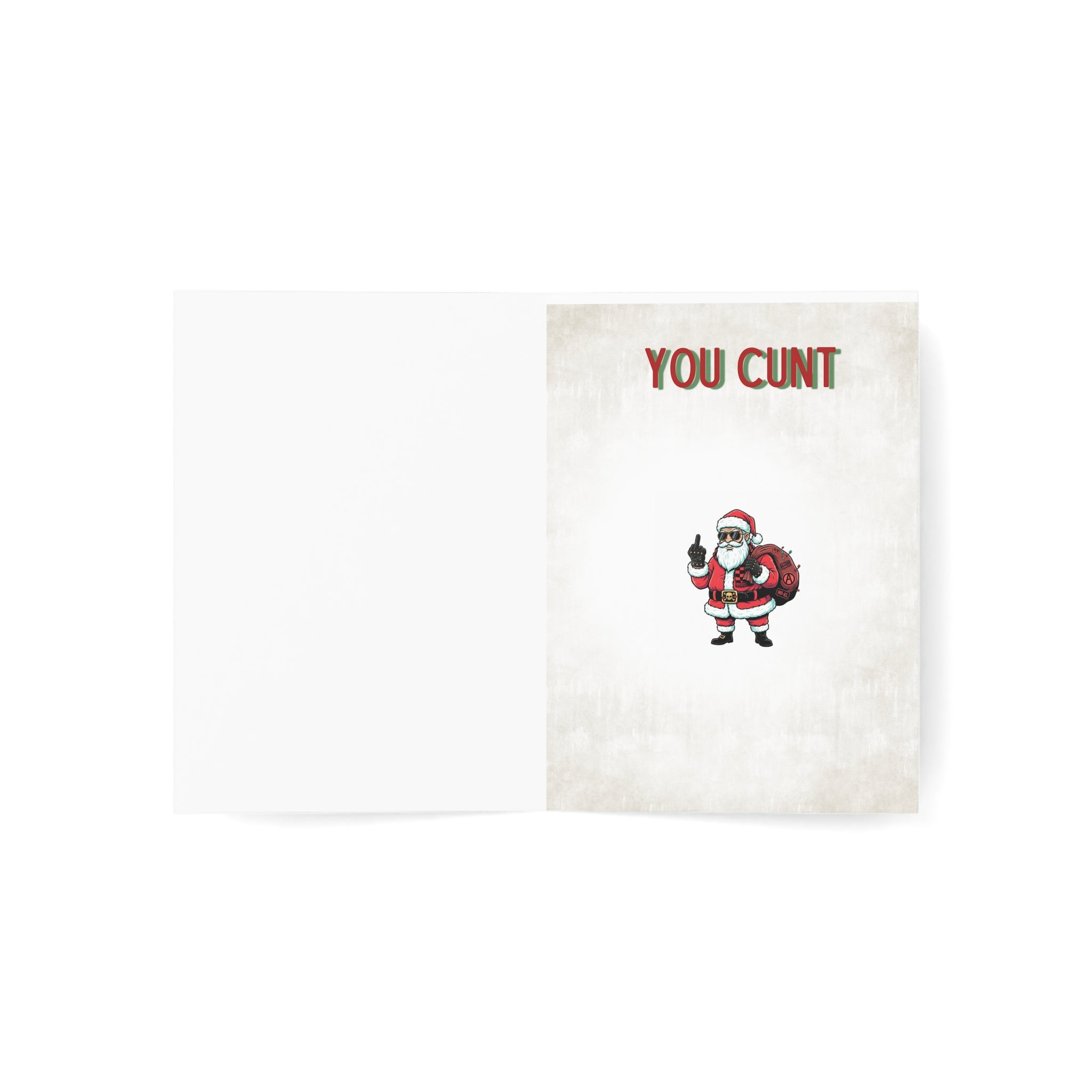 Merry Christmas, You Cunt – Savage Santa Holiday Card