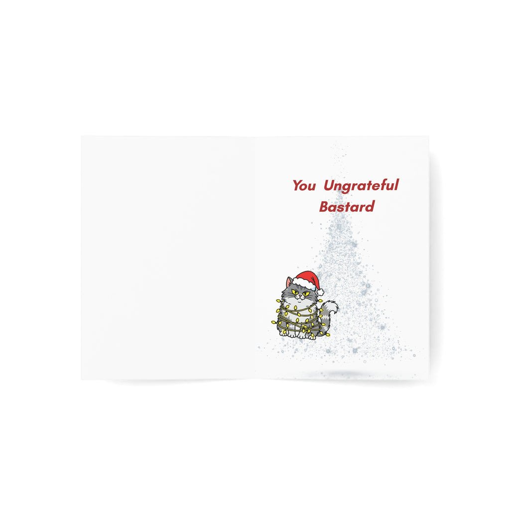 Merry Christmas, You Ungrateful Bastard – Funny Adult Holiday Card