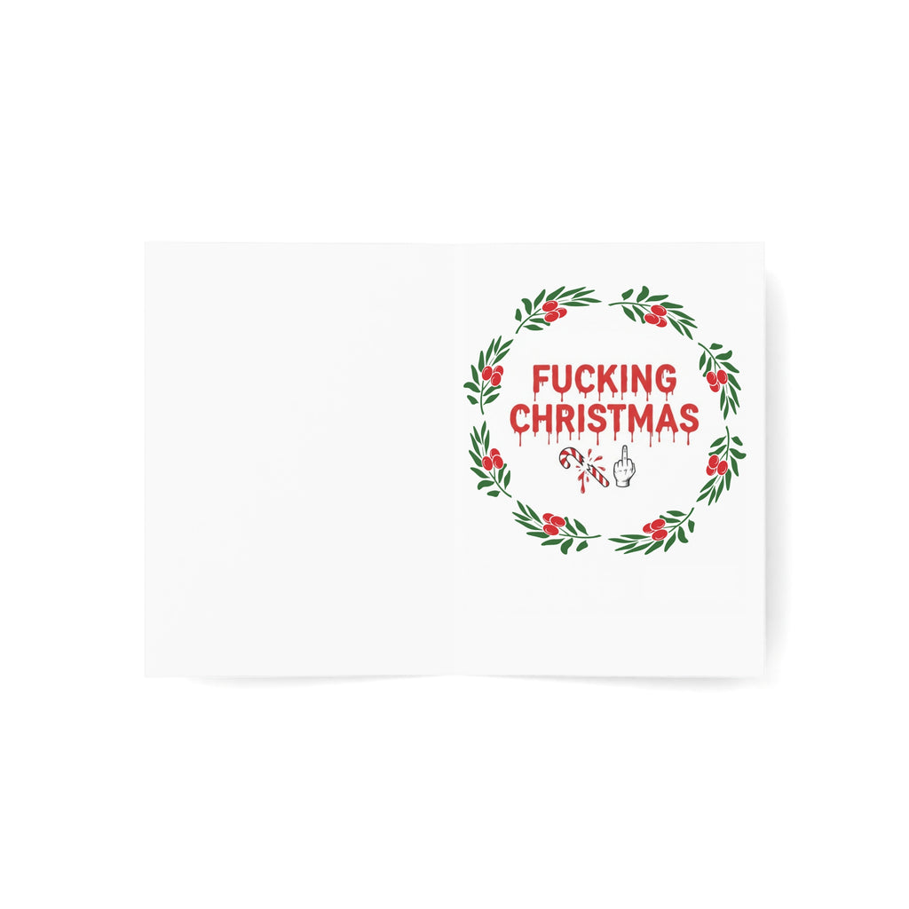 Merry F*ing Christmas (Roastmas) Greeting Card by, From the Depths of My Dysfunction...with Love