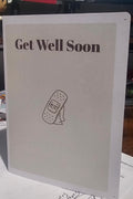 Get Well Soon – Funny Drink Water Take the Meds Card