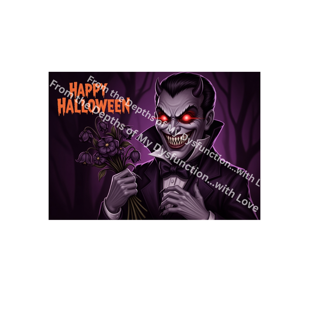 Monsters Among Us | Roast Halloween Card (Digital Download)