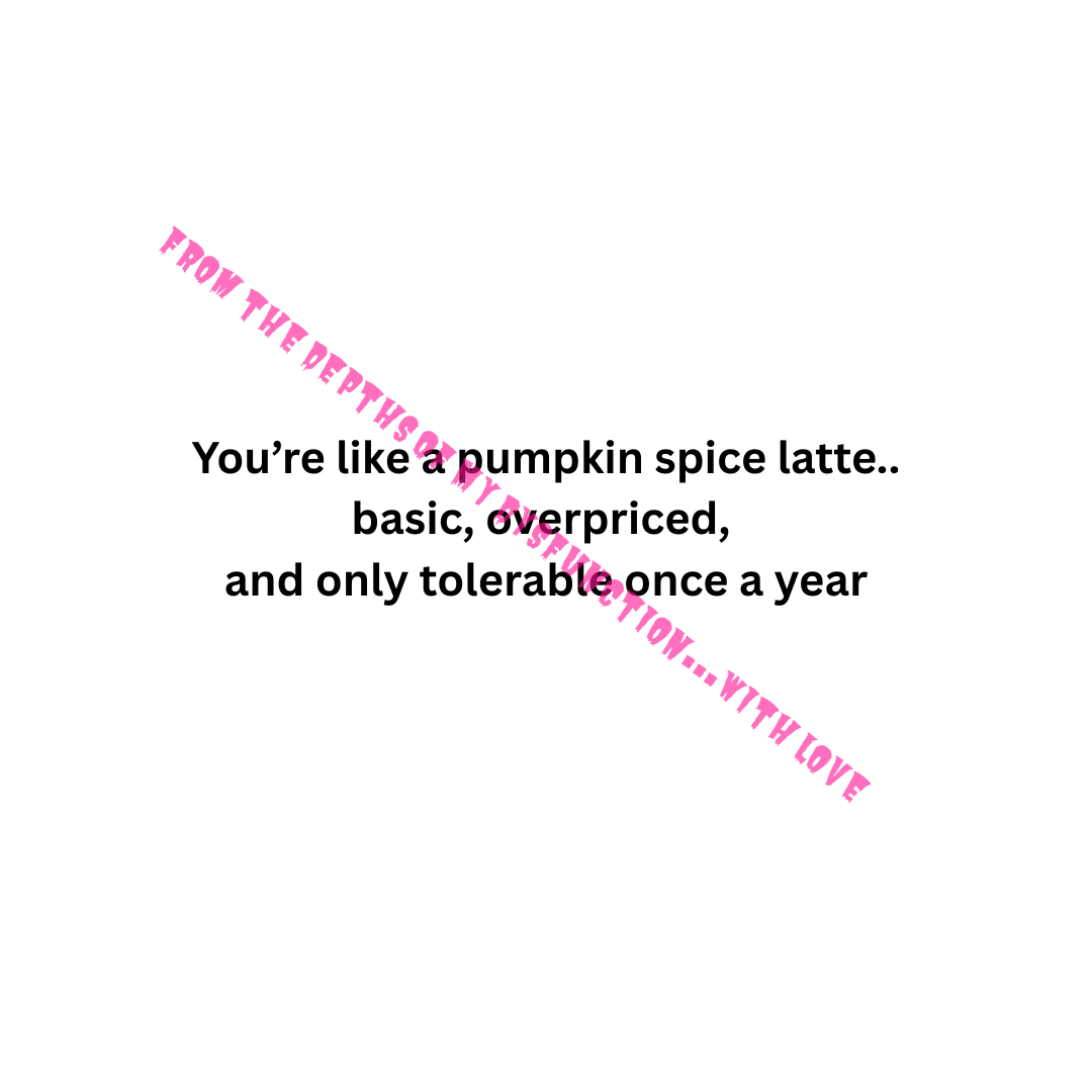 Pumpkin Spice Halloween Roast Card | Funny Digital Download, Printable Greeting-