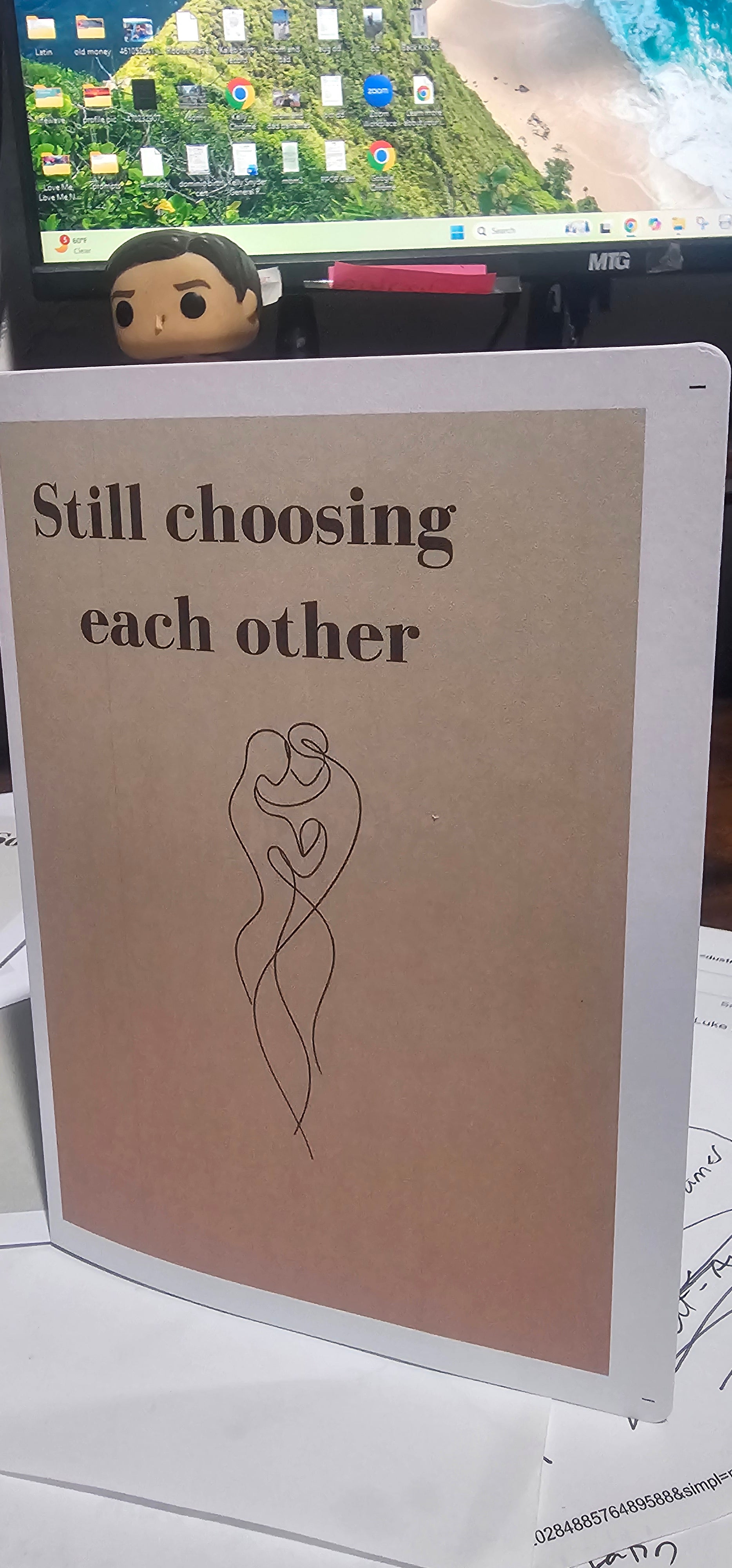 Still Choosing Each Other – Funny Anniversary Card for Couples