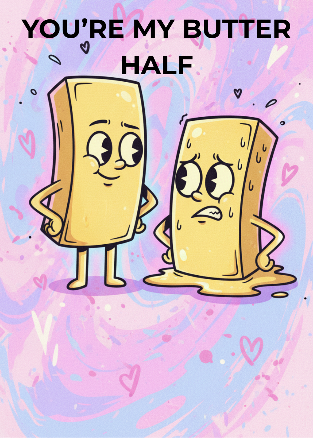 You're My Butter Half-Funny Valentine's Day Card