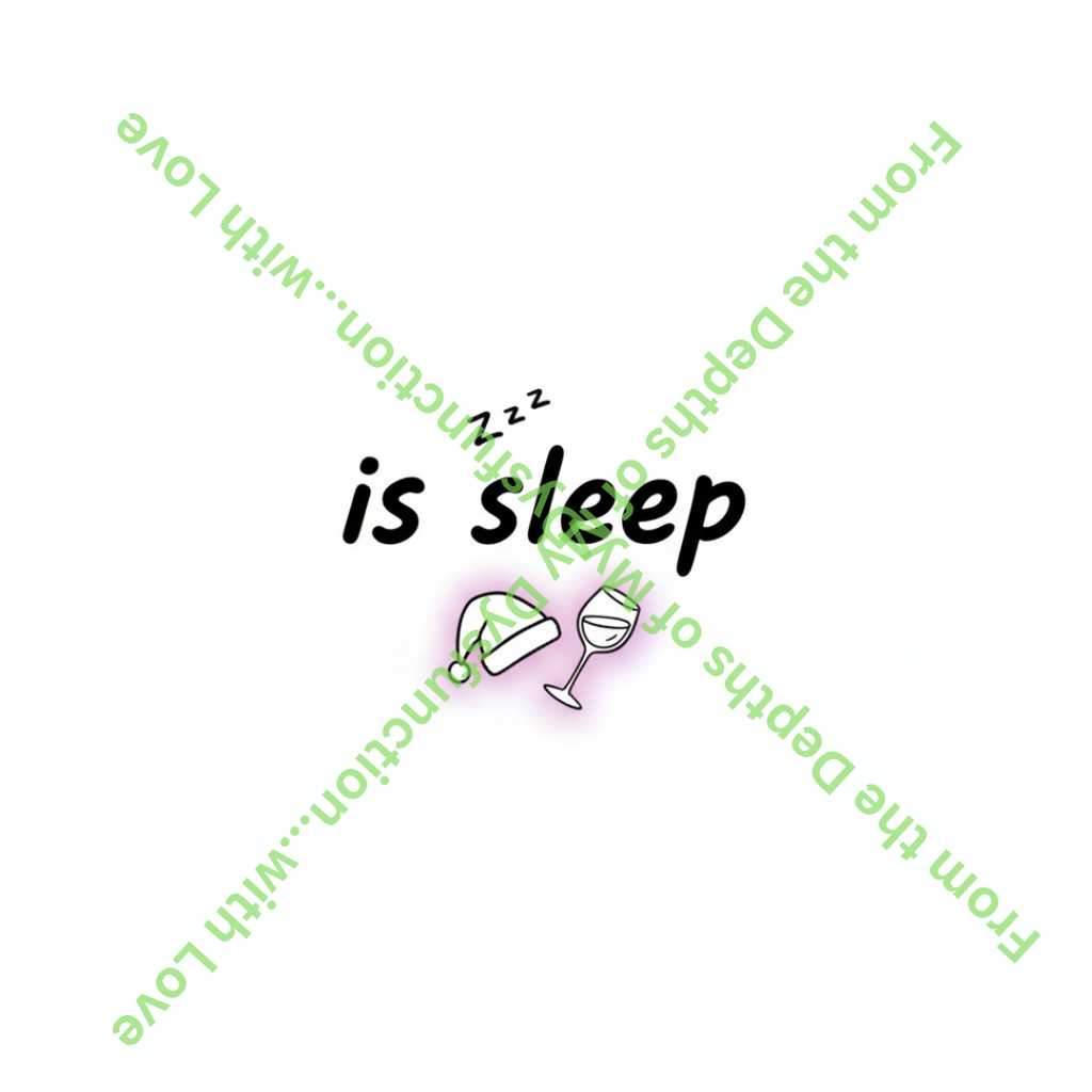 All I Want for Christmas Is Sleep | Funny Exhausted Mom Christmas Card (Printable)