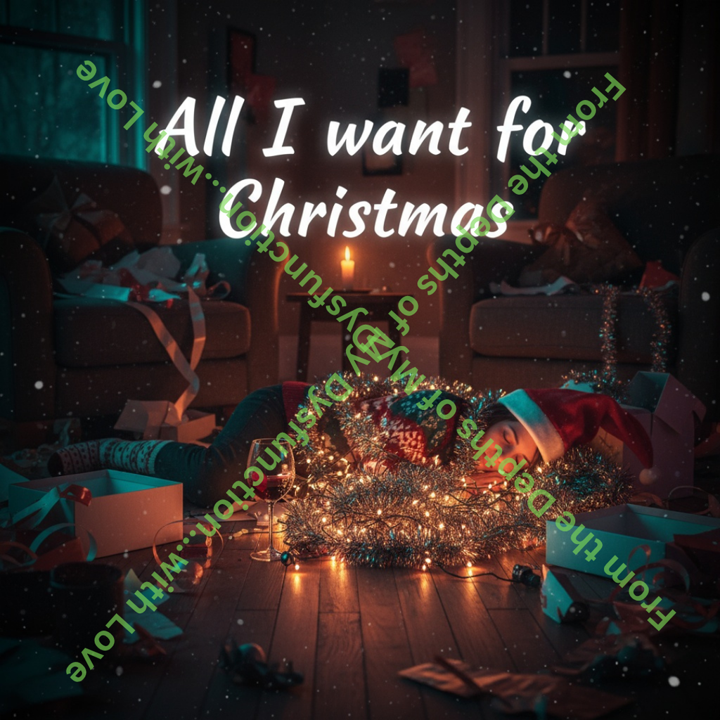 All I Want for Christmas Is Sleep | Funny Exhausted Mom Christmas Card (Printable)