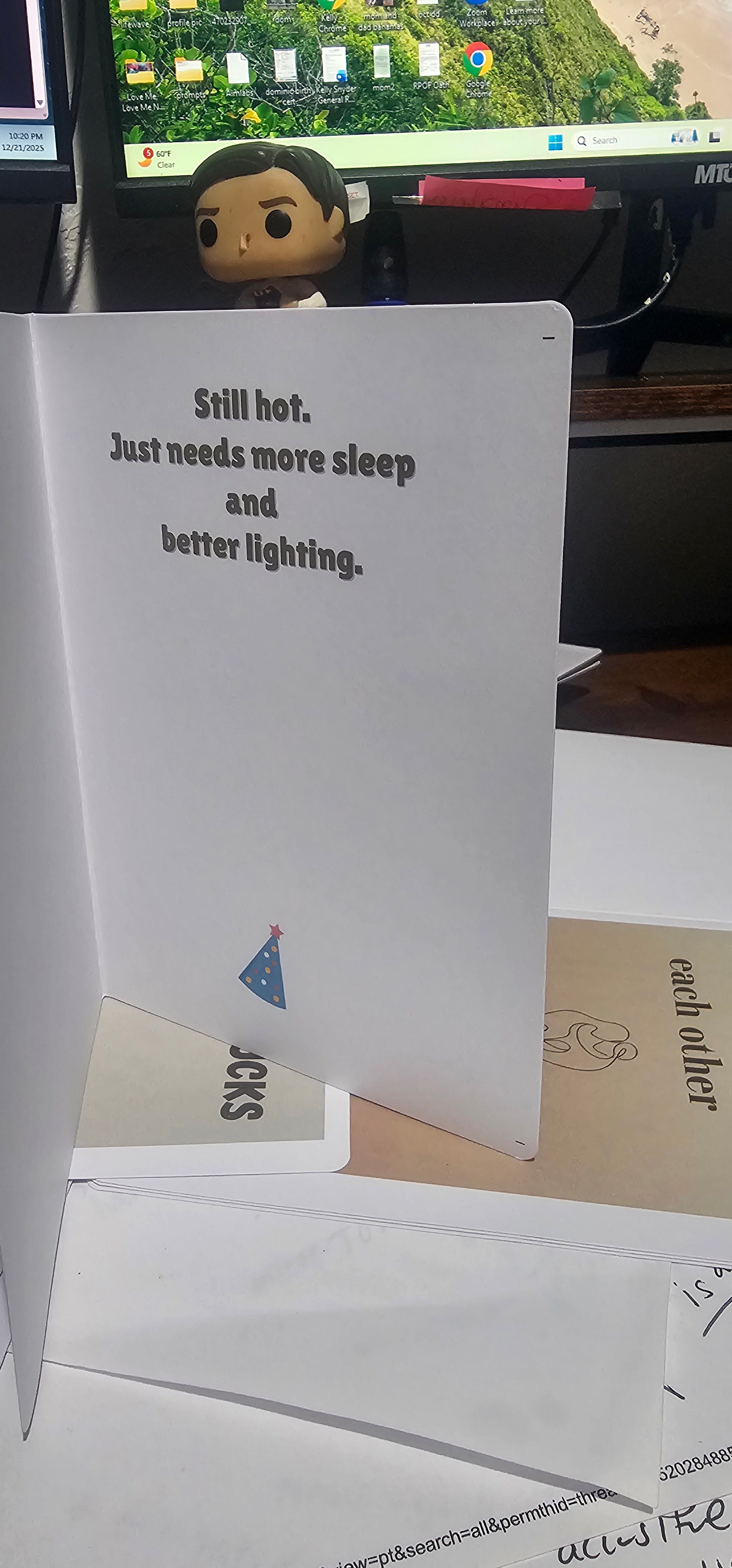 Another Year Older – Funny Birthday Card for Adults