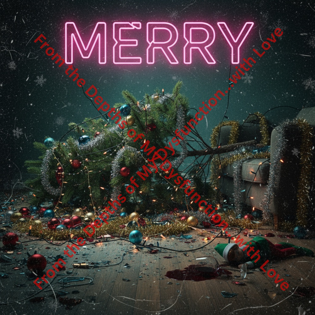 Funny Printable Christmas Card – “Merry Fucking Christmas"