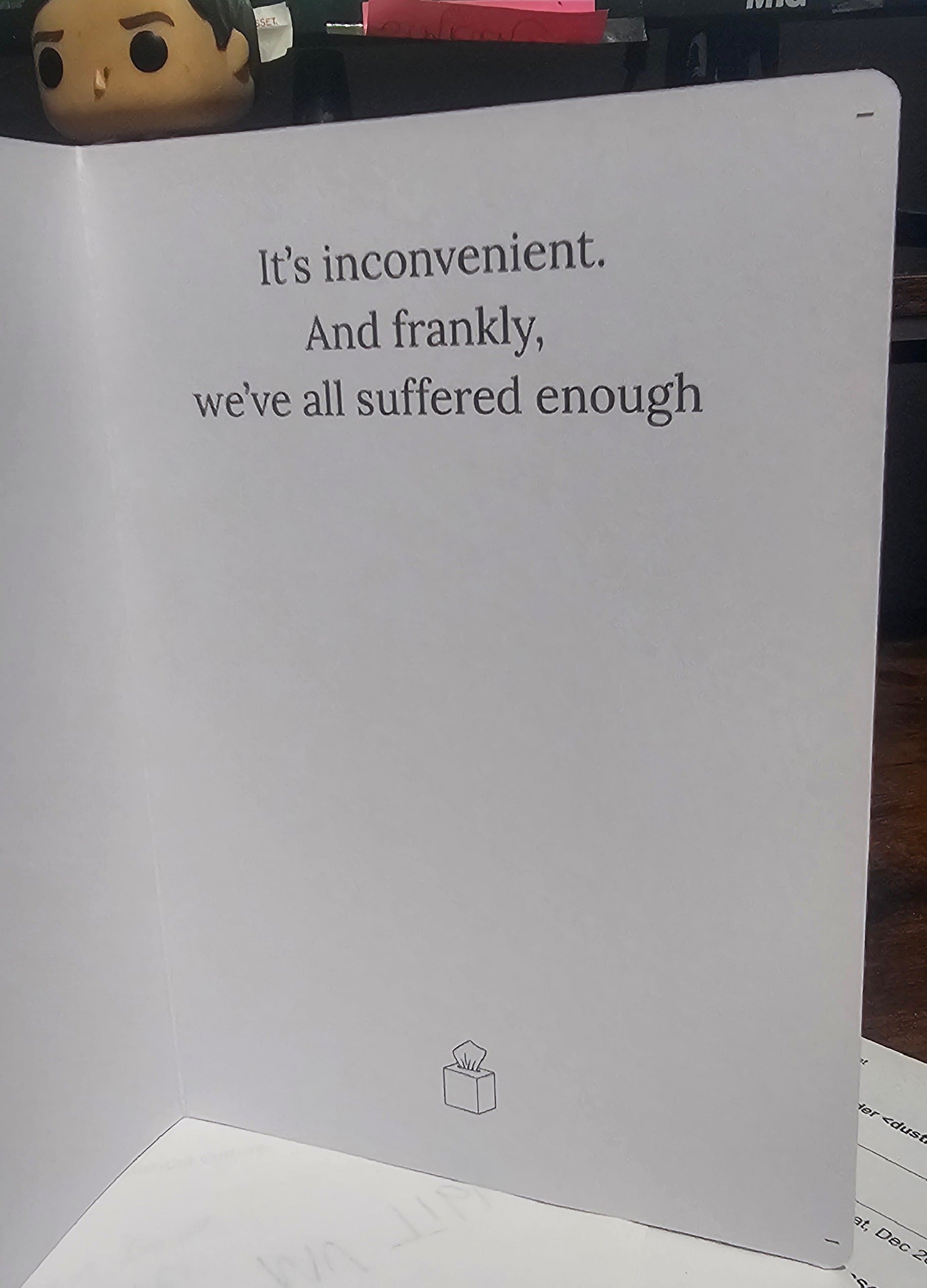 Please Stop Being Sick – Funny Get Well Card