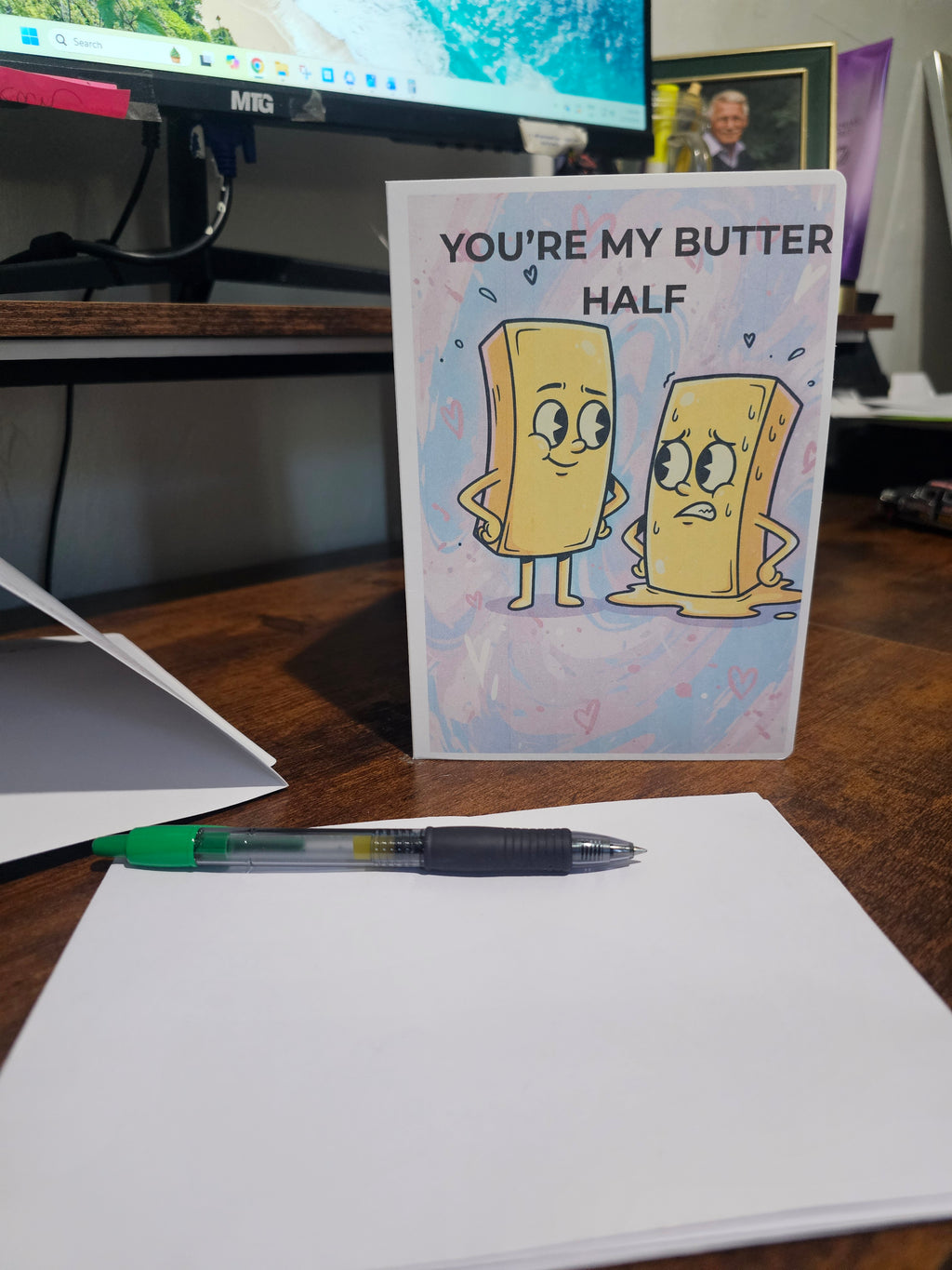 You're My Butter Half-Funny Valentine's Day Card