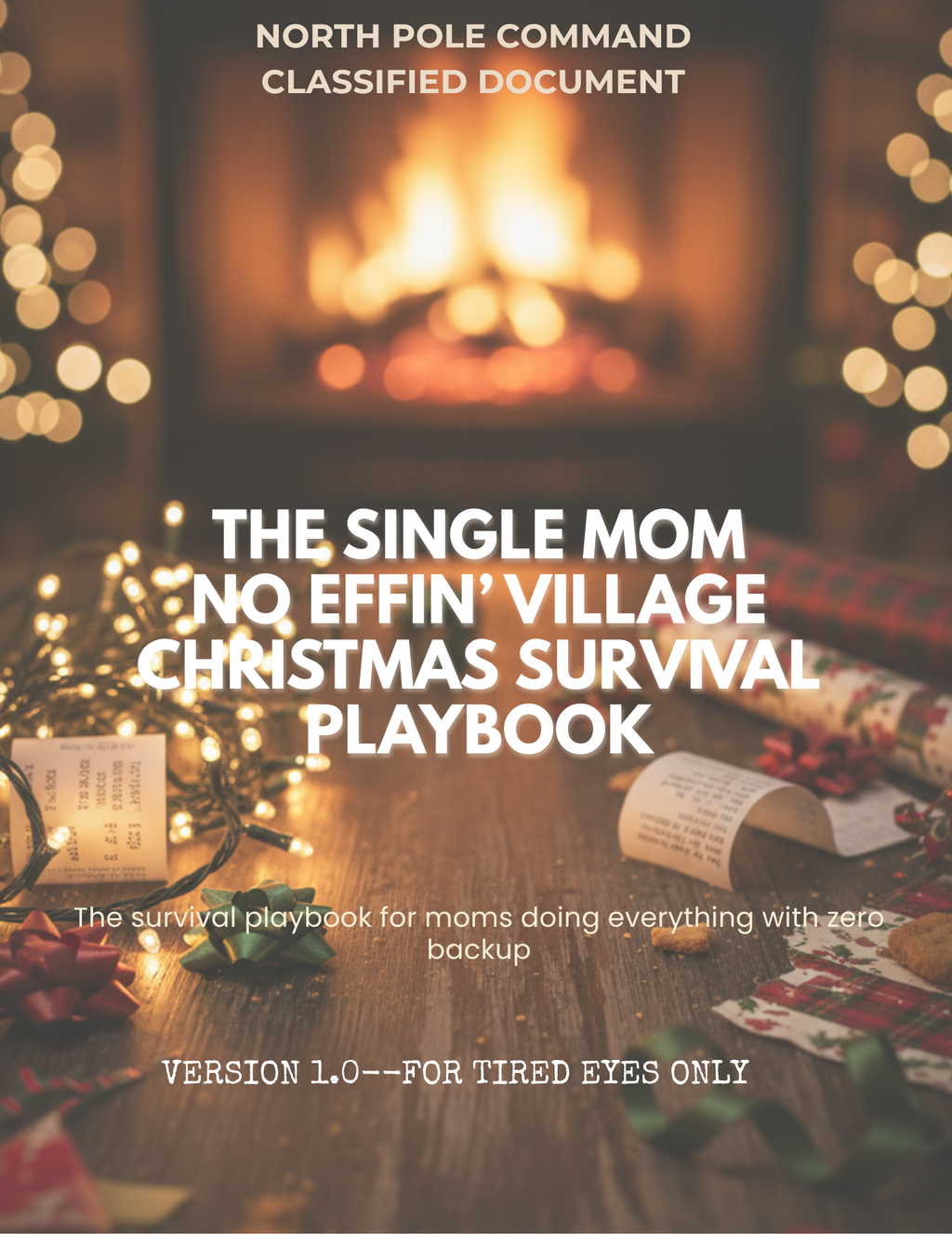 The Single Mom No Effin’ Village Christmas Survival Playbook (46 Pages digital download)