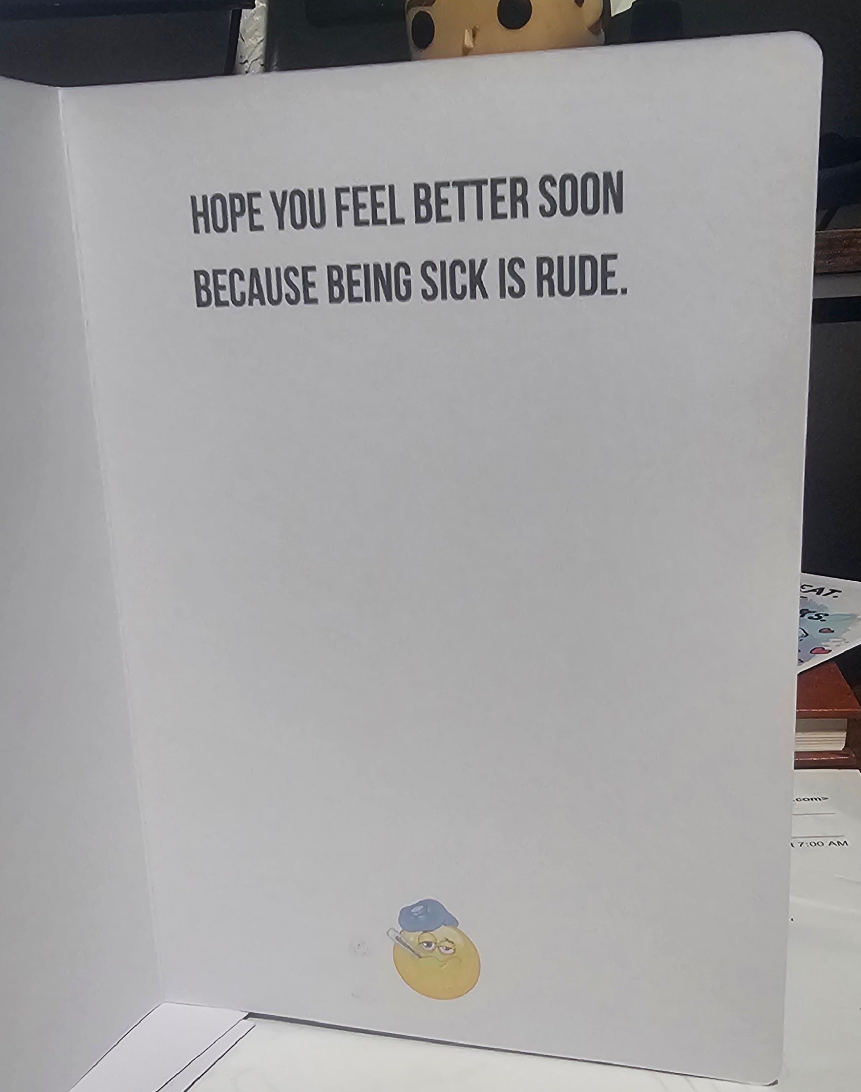Well, This Sucks – Funny Get Well Card