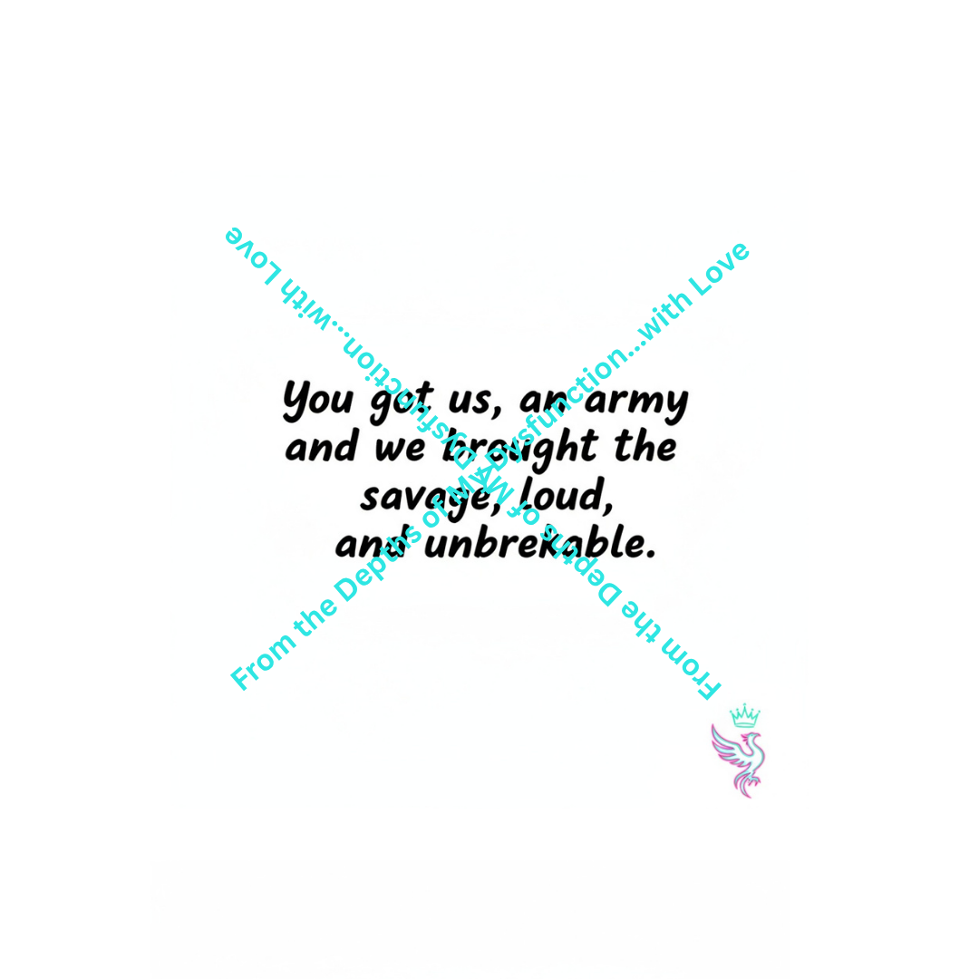 You're Not Fighting Alone – Printable Breast Cancer Awareness Card