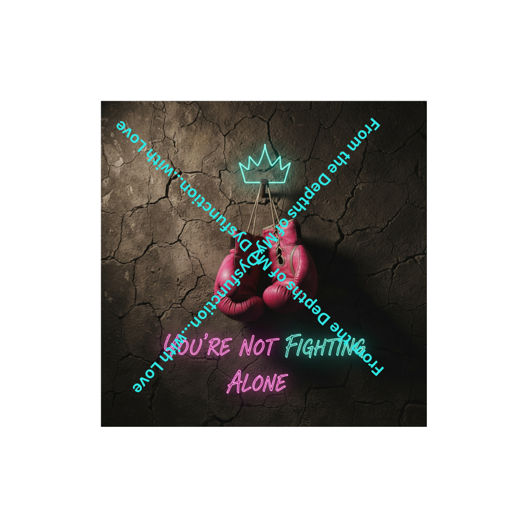 You're Not Fighting Alone – Printable Breast Cancer Awareness Card